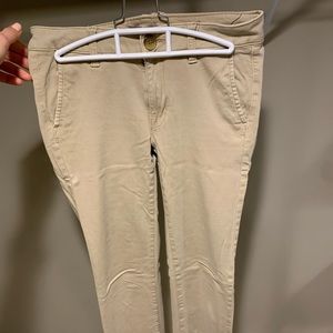AE Khaki Skinny Pants